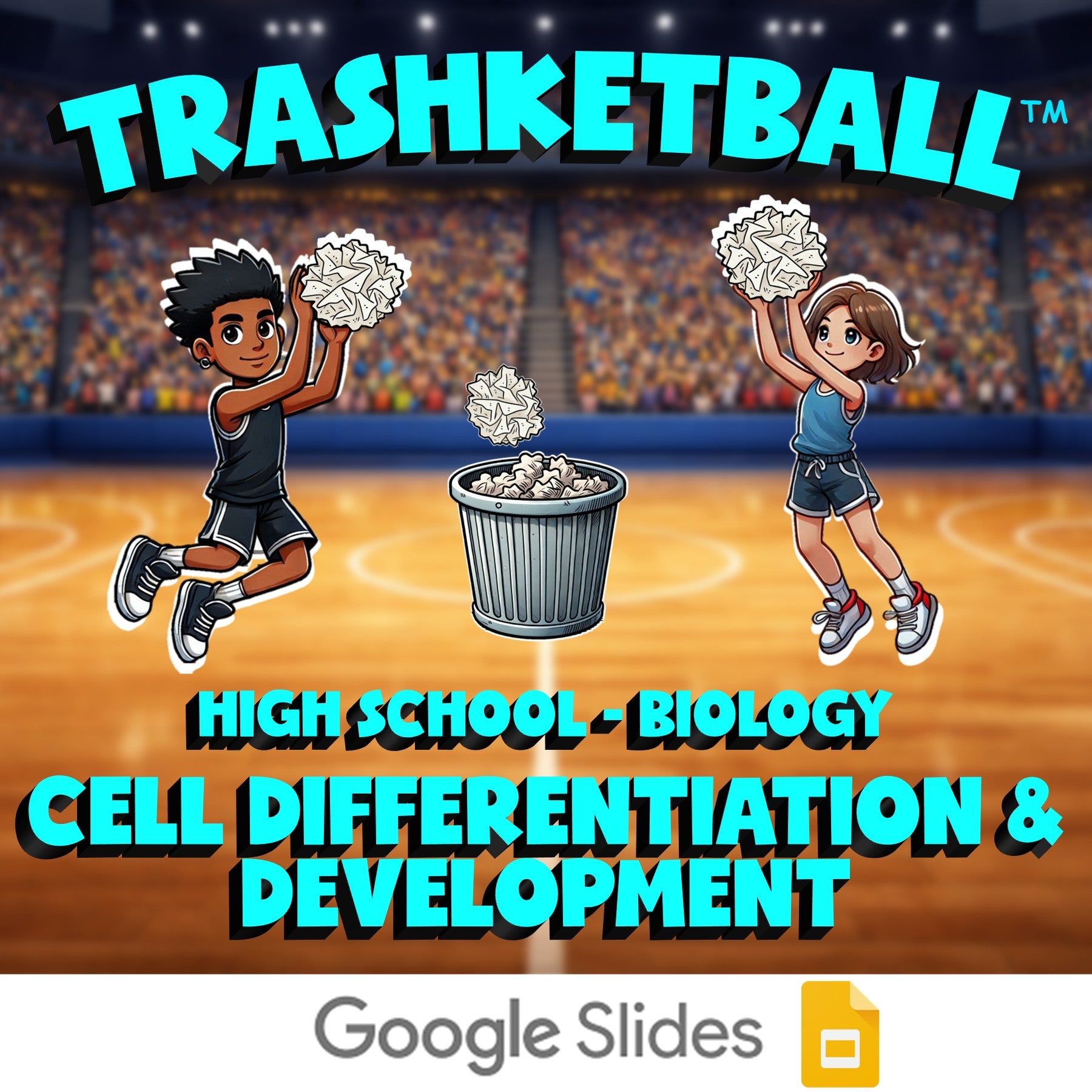 Cell Differentiation & Development TRASHKETBALL Science Game - No Prep Biology