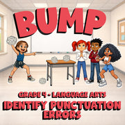 Identify Punctuation Errors BUMP ELA Game - No Prep Grade 4 Review Activity