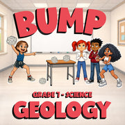 Geology BUMP Science Game - No Prep Grade 7 Review Activity