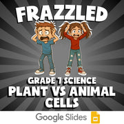 Plant vs Animal Cells FRAZZLED Science Game - No Prep Grade 7 Review Activity