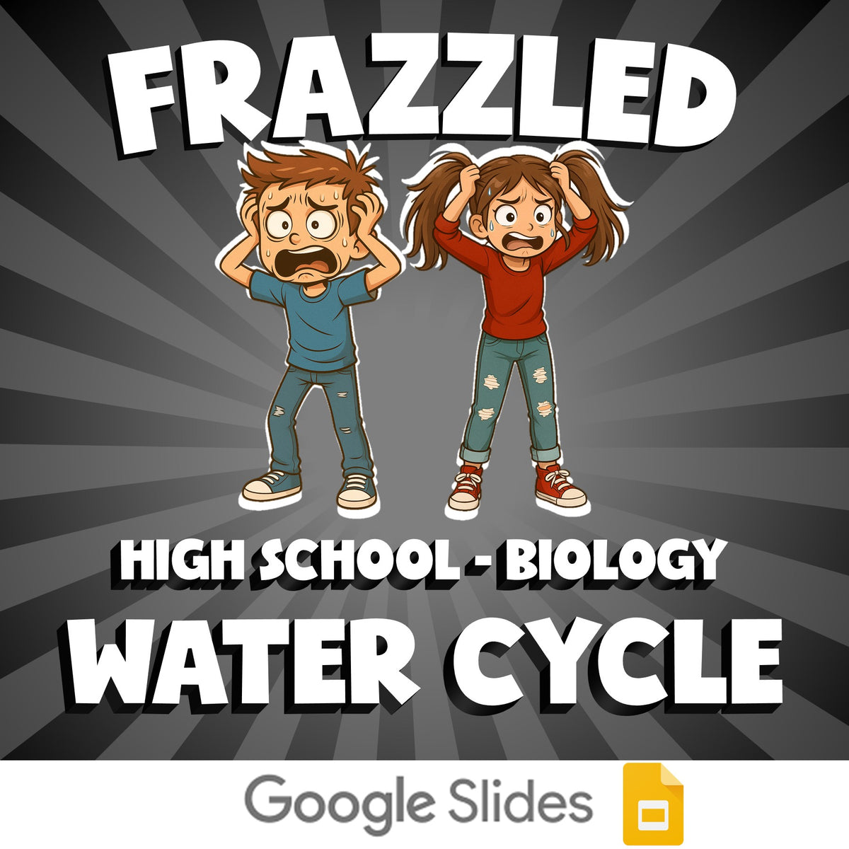 Water Cycle FRAZZLED Science Game - No Prep Biology Review Activity