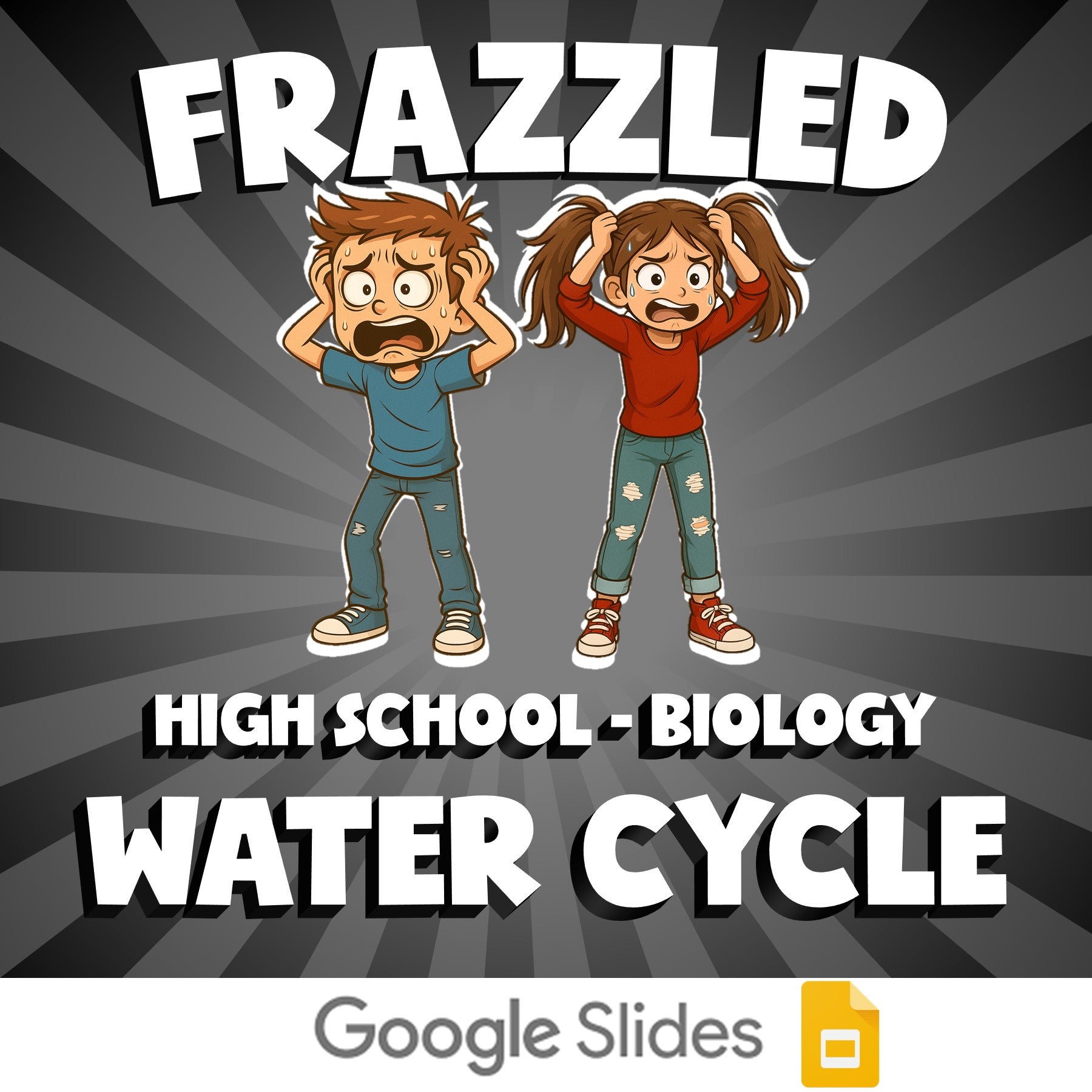 Water Cycle FRAZZLED Science Game - No Prep Biology Review Activity
