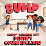 Identify Counterclaims BUMP ELA Game - No Prep Grade 9 Review Activity