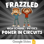 Power in Circuits FRAZZLED Science Game - No Prep Physics Review Activity