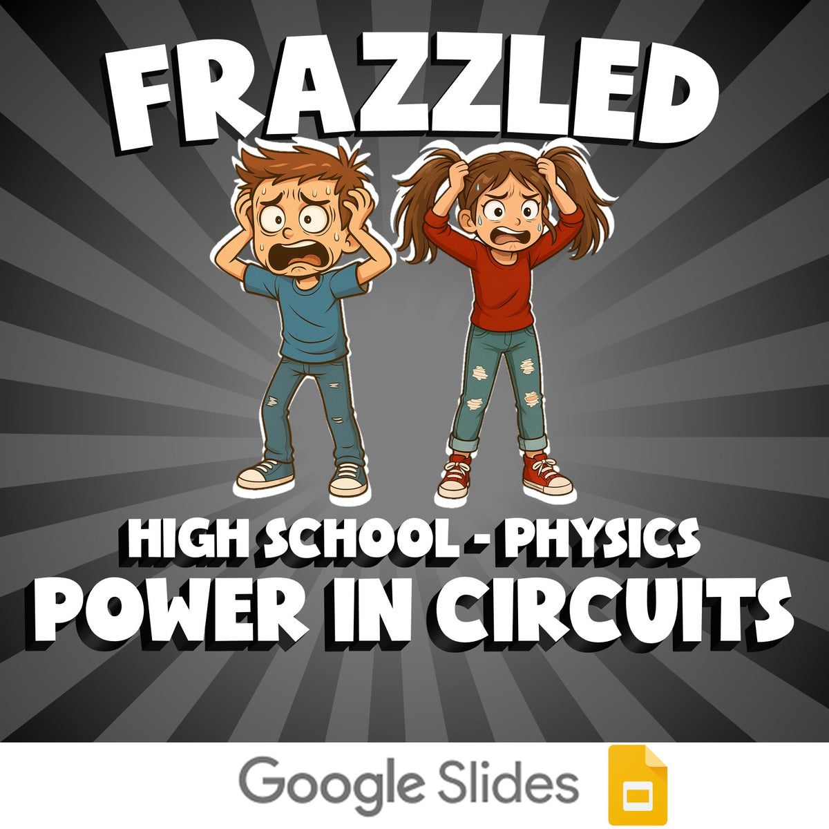 Power in Circuits FRAZZLED Science Game - No Prep Physics Review Activity