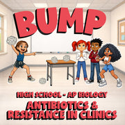 Antibiotics & Resistance in Clinics BUMP Science Game - No Prep AP Biology