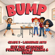 Edit for Grammar Punctuation Spelling & Usage BUMP ELA Game - No Prep Grade 5