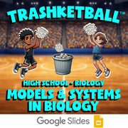 Models & Systems in Biology TRASHKETBALL Science Game - No Prep Biology Review