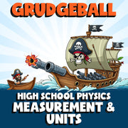 Measurement & Units GRUDGEBALL Science Game - No Prep Physics Review Activity