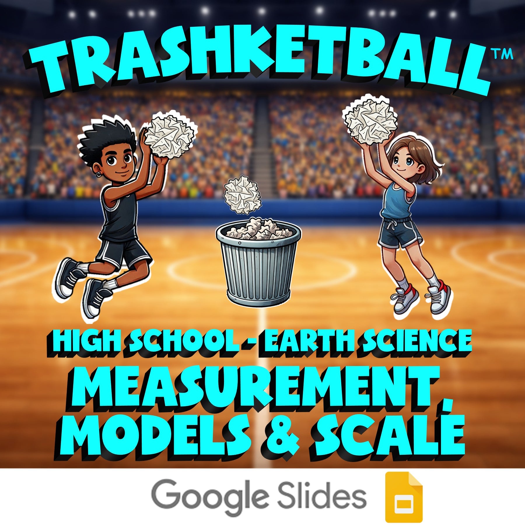 Measurement, Models & Scale TRASHKETBALL Game - No Prep Earth Science Review