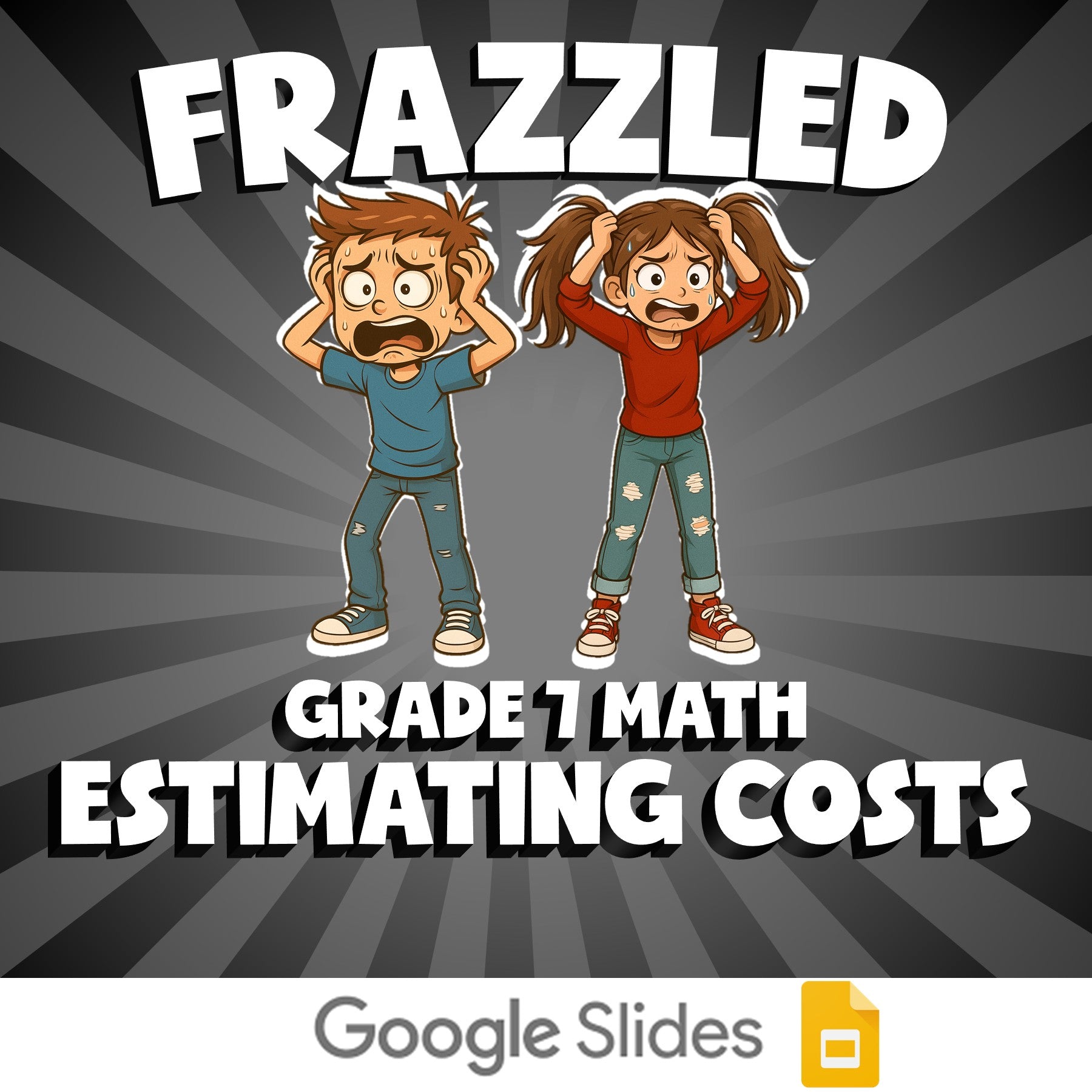 Estimating Costs FRAZZLED Math Game - No Prep Grade 7 Review Activity