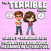 Figurative Language Meaning in Literature THE TERRIBLE GAME - Grade 5 ELA Review