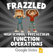 Function Operations FRAZZLED Math Game - No Prep PreCalculus Review Activity