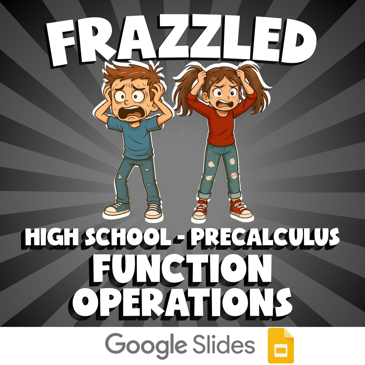 Function Operations FRAZZLED Math Game - No Prep PreCalculus Review Activity