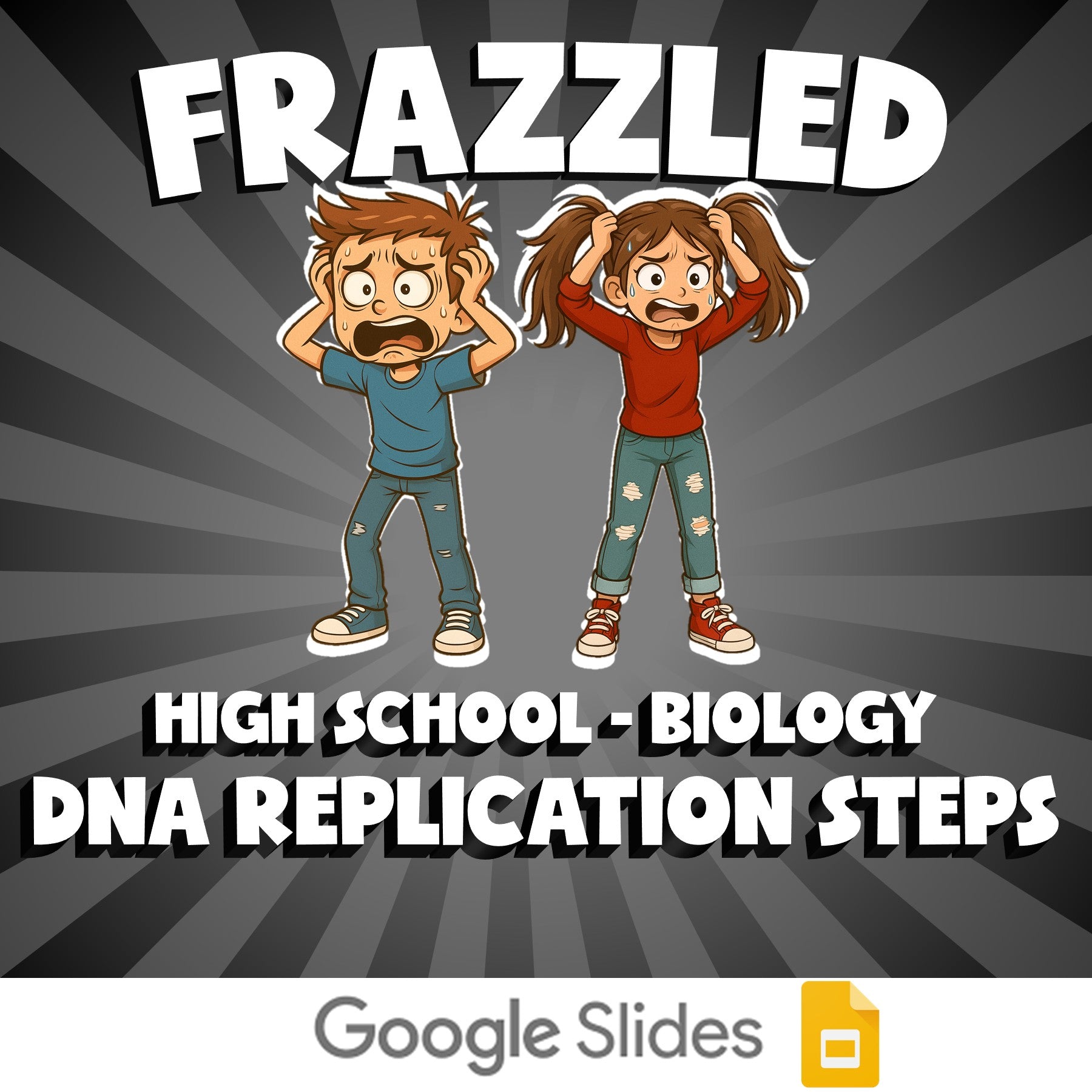 DNA Replication Steps FRAZZLED Science Game - No Prep Biology Review Activity