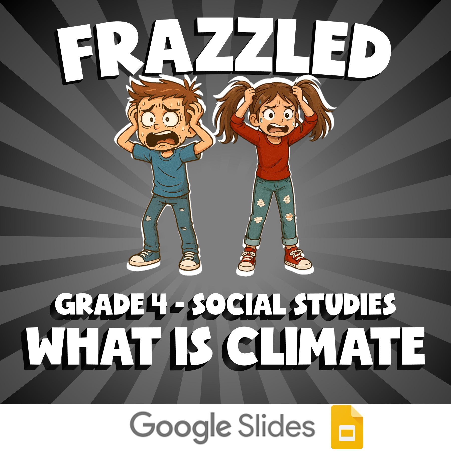 What Is Climate FRAZZLED Socials Game - No Prep Grade 4 Review Activity