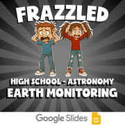 Earth Monitoring FRAZZLED Science Game - No Prep Astronomy Review Activity