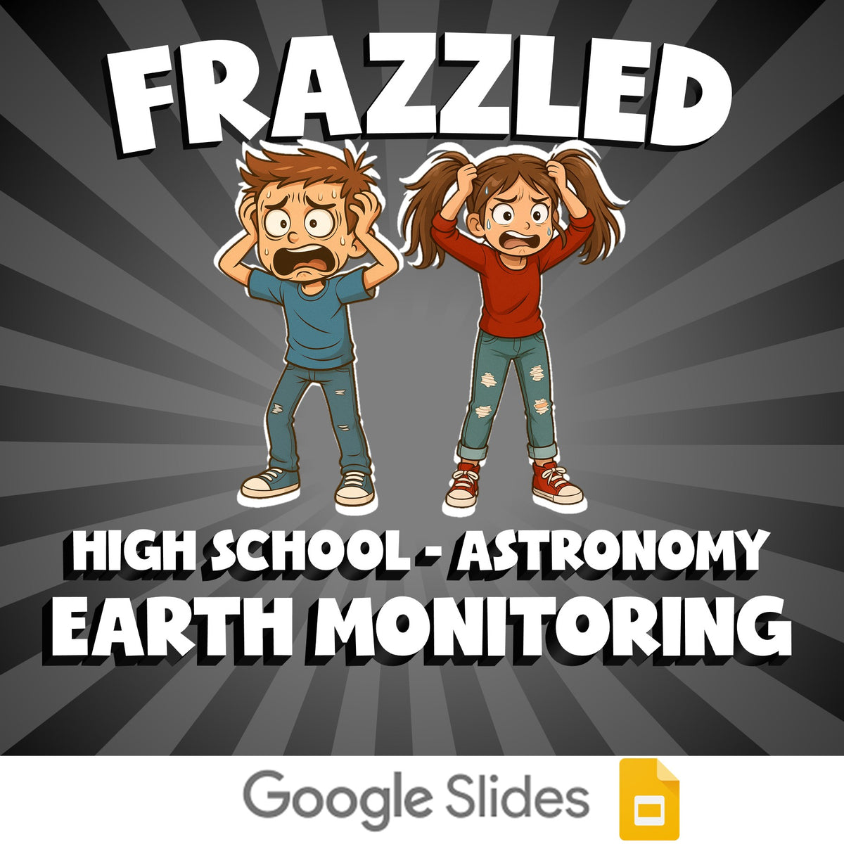 Earth Monitoring FRAZZLED Science Game - No Prep Astronomy Review Activity