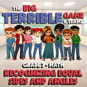 Recognizing Equal Sides and Angles BIG TERRIBLE GAME - Grade 3 Math Review