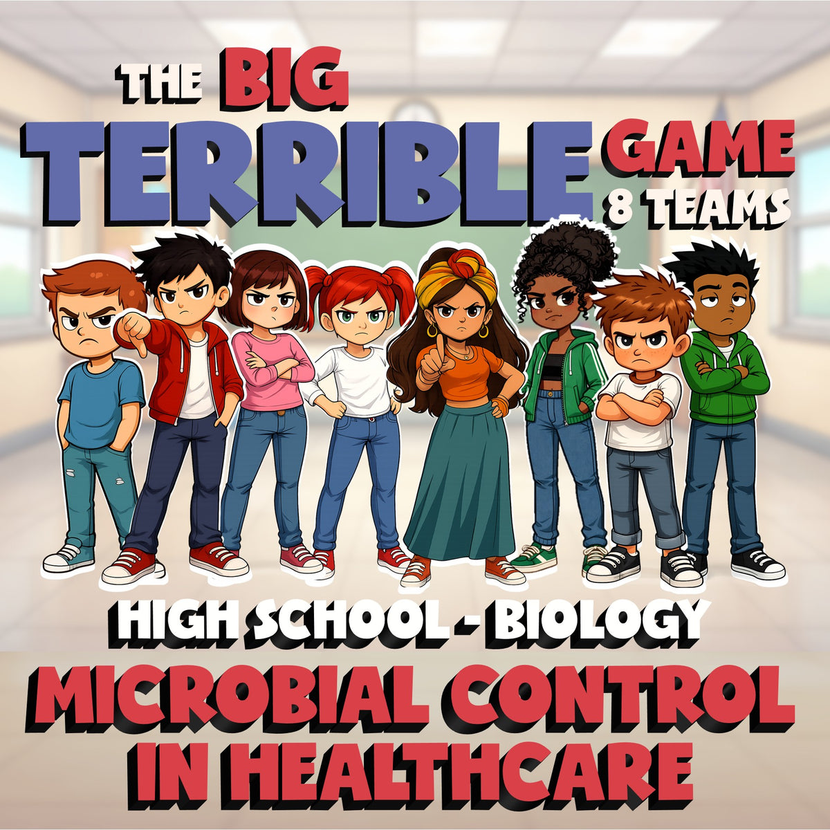 Microbial Control in Healthcare BIG TERRIBLE GAME - Biology Science Review