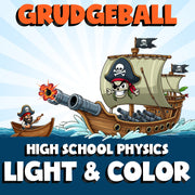 Light & Color GRUDGEBALL Science Game - No Prep Physics Review Activity