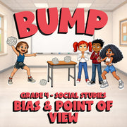 Bias & Point of View BUMP Socials Game - No Prep Grade 4 Review Activity