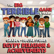 Egypt Religion & Achievements BIG TERRIBLE GAME - No Prep Grade 6 Socials Review
