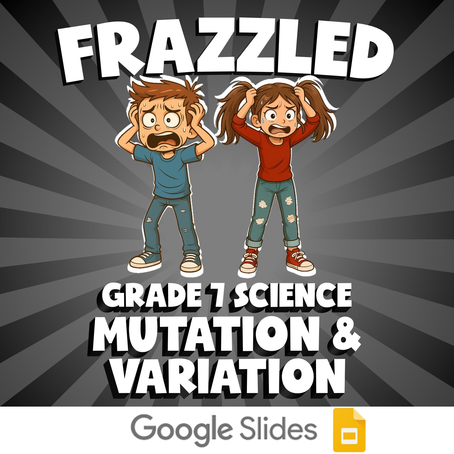 Mutation & Variation FRAZZLED Science Game - No Prep Grade 7 Review Activity