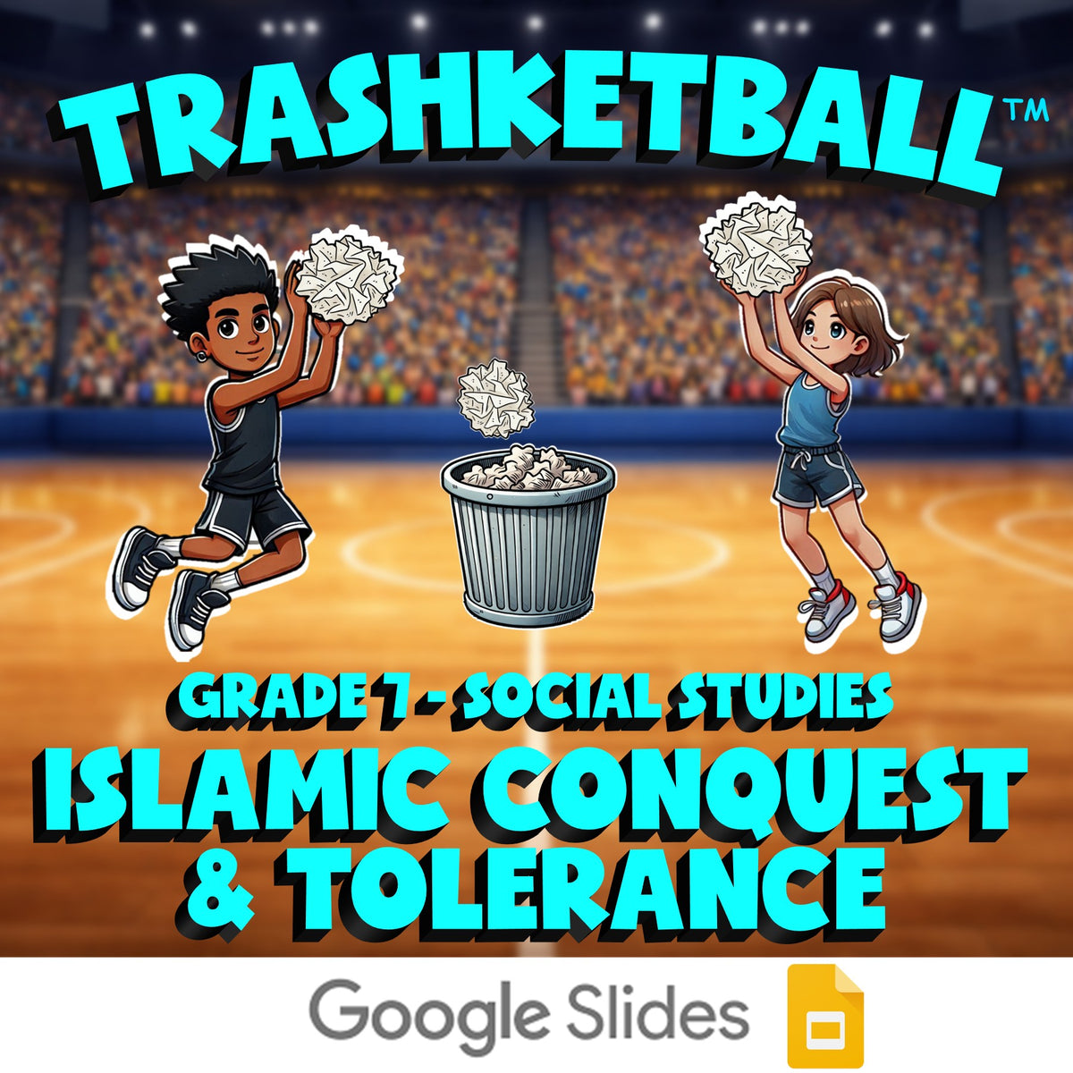 Islamic Conquest & Tolerance TRASHKETBALL Socials Game - No Prep Grade 7 Review