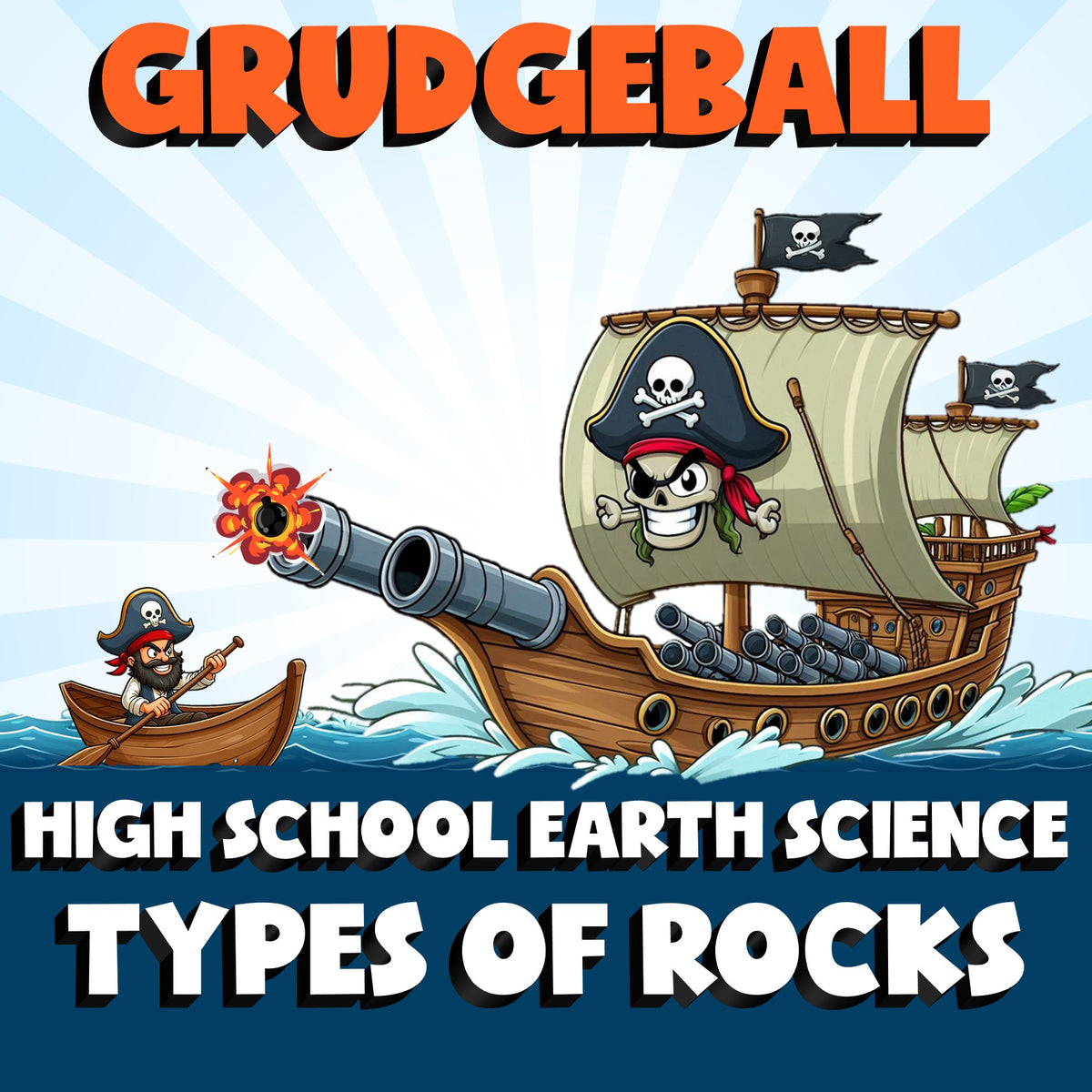 Types of Rocks GRUDGEBALL Game - No Prep Earth Science Review Activity