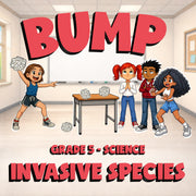 Invasive Species BUMP Science Game - No Prep Grade 5 Review Activity
