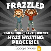Mass Wasting Processes FRAZZLED Game - No Prep Earth Science Review Activity