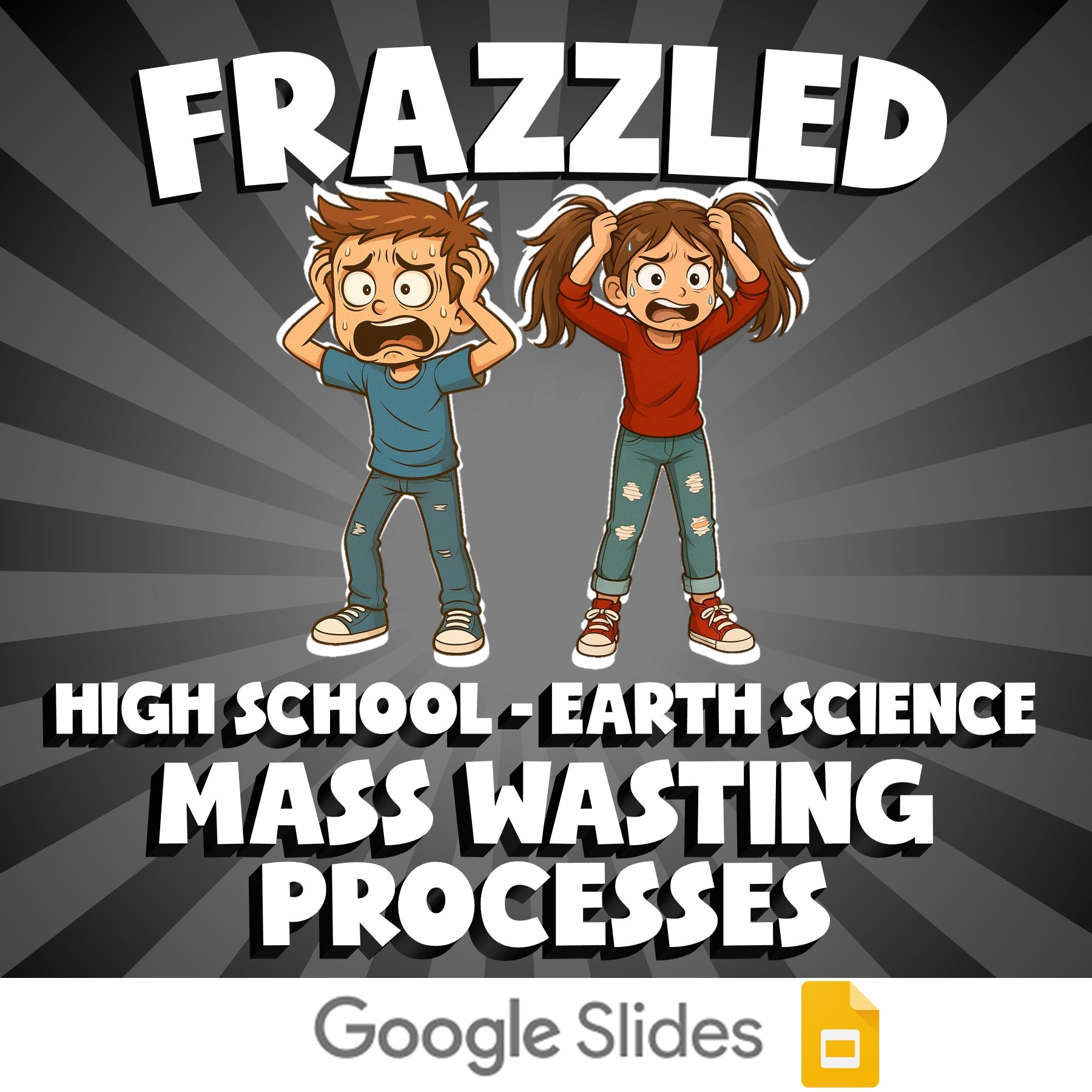 Mass Wasting Processes FRAZZLED Game - No Prep Earth Science Review Activity