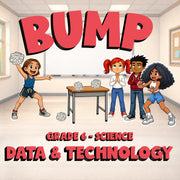 Data & Technology BUMP Science Game - No Prep Grade 6 Review Activity