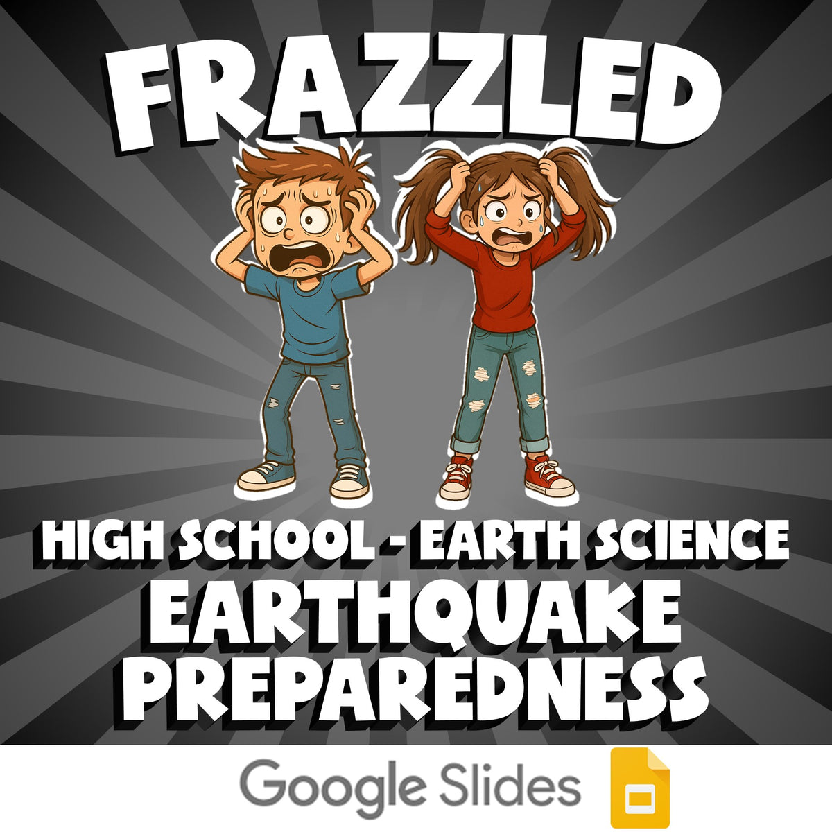 Earthquake Preparedness FRAZZLED Game - No Prep Earth Science Review Activity