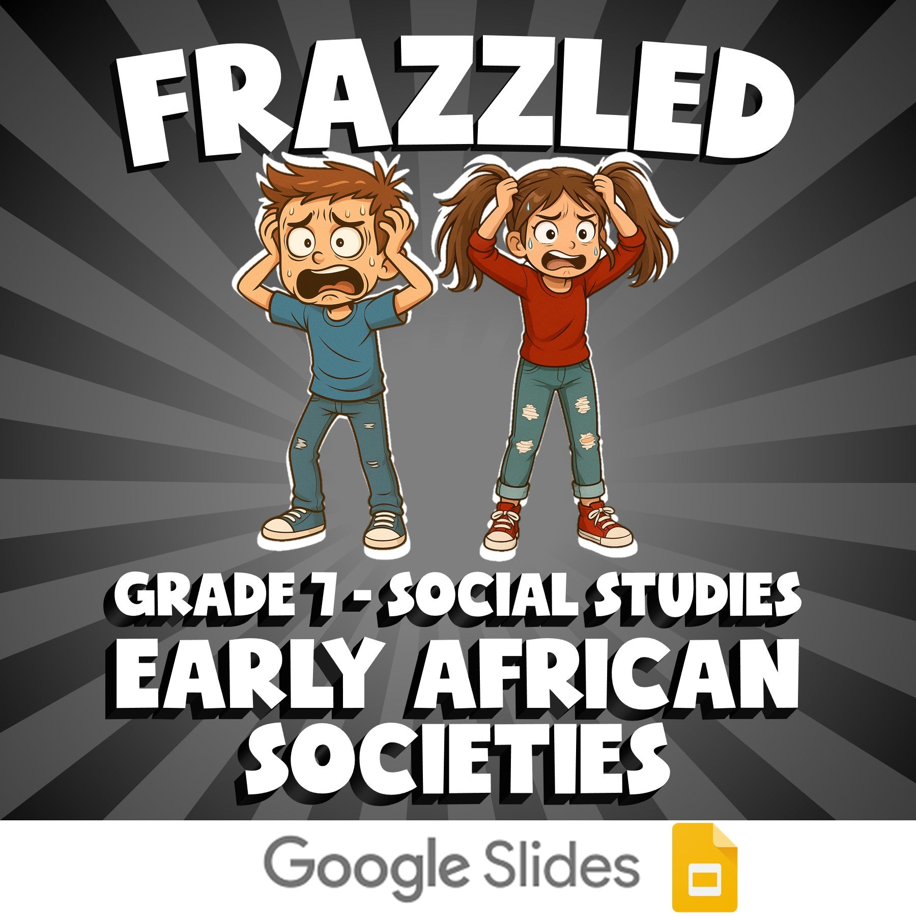 Early African Societies FRAZZLED Socials Game - No Prep Grade 7 Review Activity