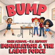Immigration & the Labor Force BUMP U.S. History Game - No Prep Review Activity