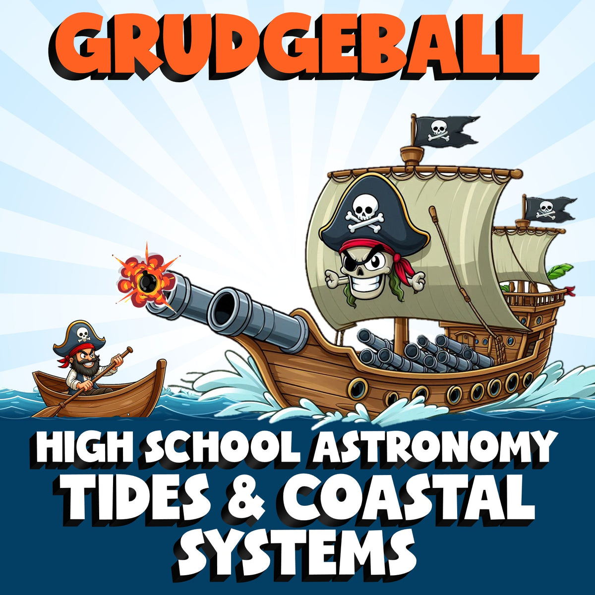 Tides & Coastal Systems GRUDGEBALL Science Game - No Prep Astronomy Review