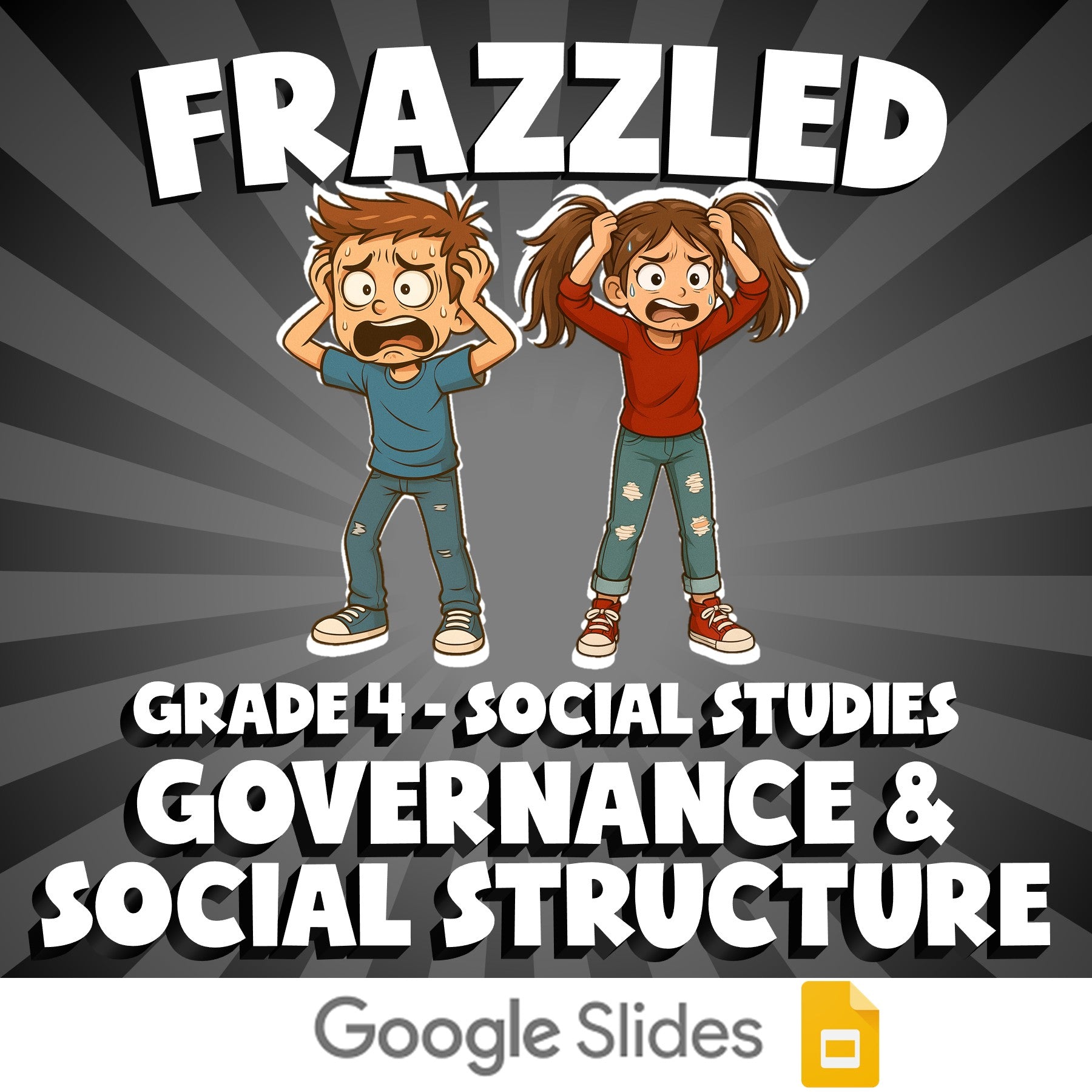 Governance & Social Structure FRAZZLED Socials Game - No Prep Grade 4 Review