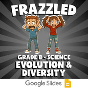 Evolution & Diversity FRAZZLED Science Game - No Prep Grade 8 Review Activity