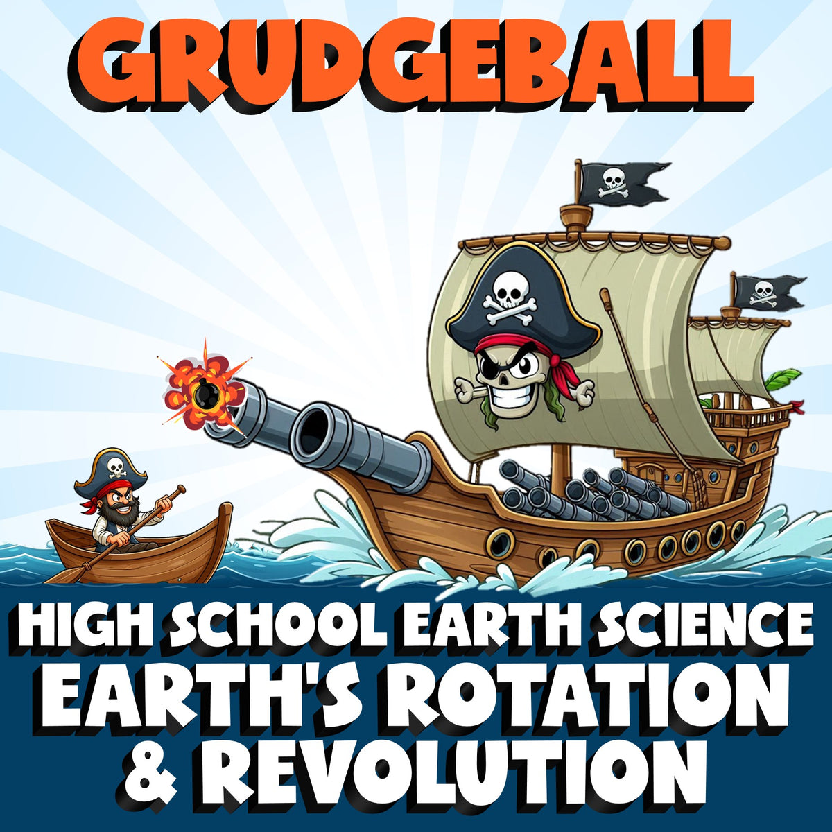 Earth’s Rotation & Revolution GRUDGEBALL Game - No Prep Earth Science Review