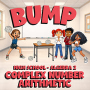 Complex Number Arithmetic BUMP Math Game - No Prep Algebra 2 Review Activity