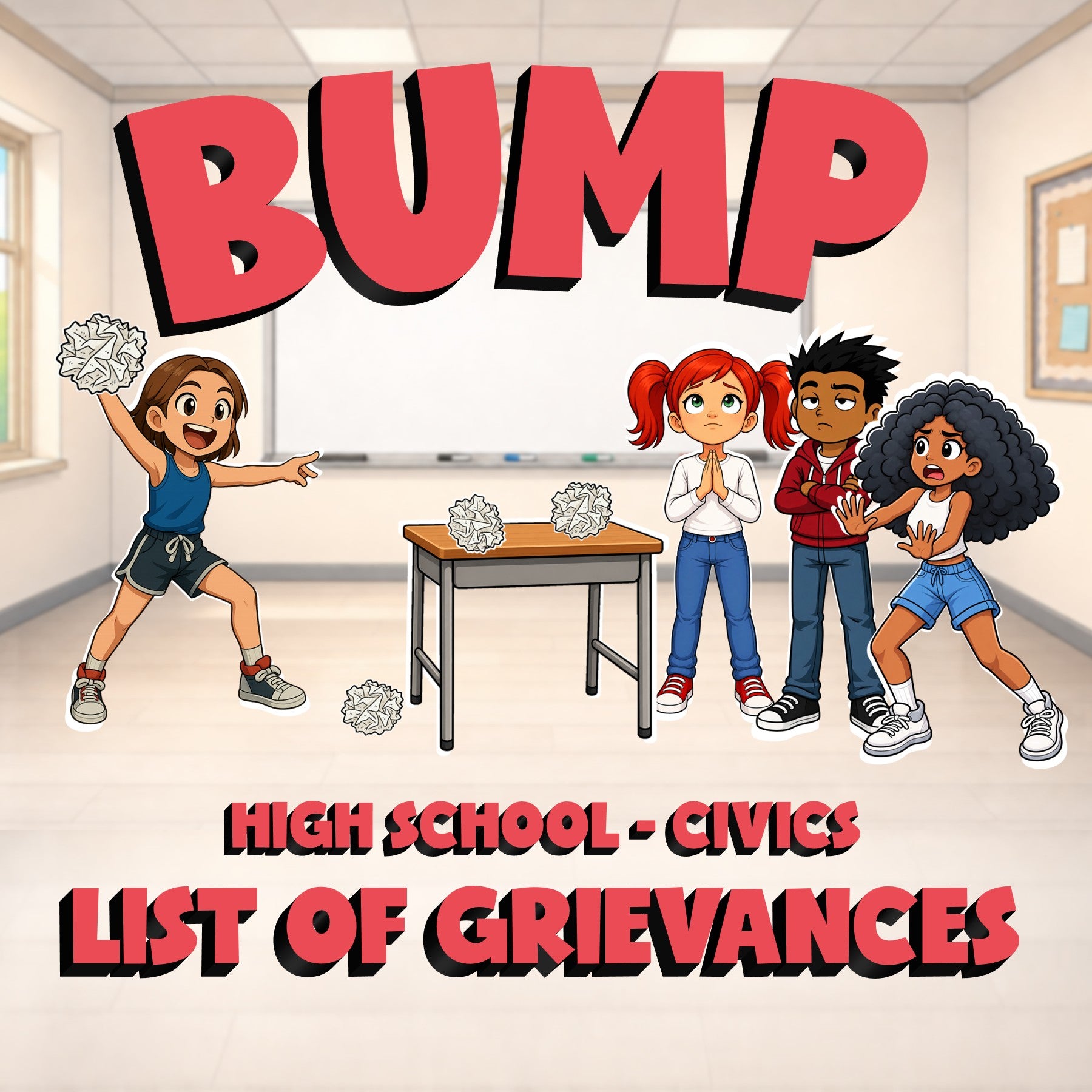 List of Grievances BUMP Civics Game - No Prep Review Activity