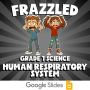 Human Respiratory System FRAZZLED Science Game - No Prep Grade 7 Review Activity