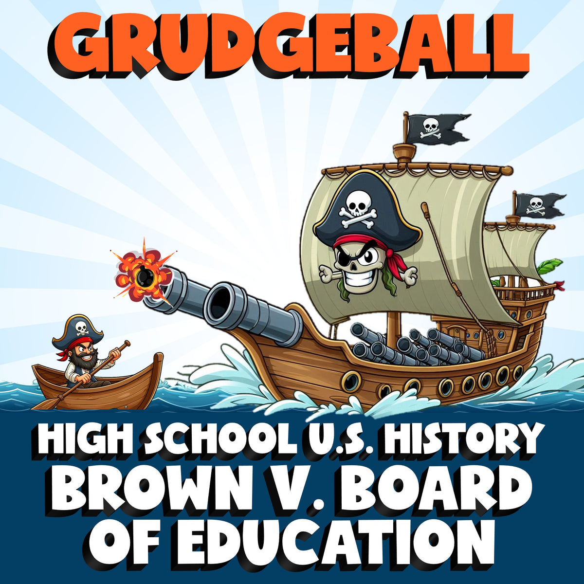 Brown v. Board of Education GRUDGEBALL U.S. History Game - No Prep Review