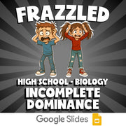 Incomplete Dominance FRAZZLED Science Game - No Prep Biology Review Activity