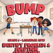 Identify Problem & Solution Structure BUMP ELA Game - No Prep Grade 6 Review