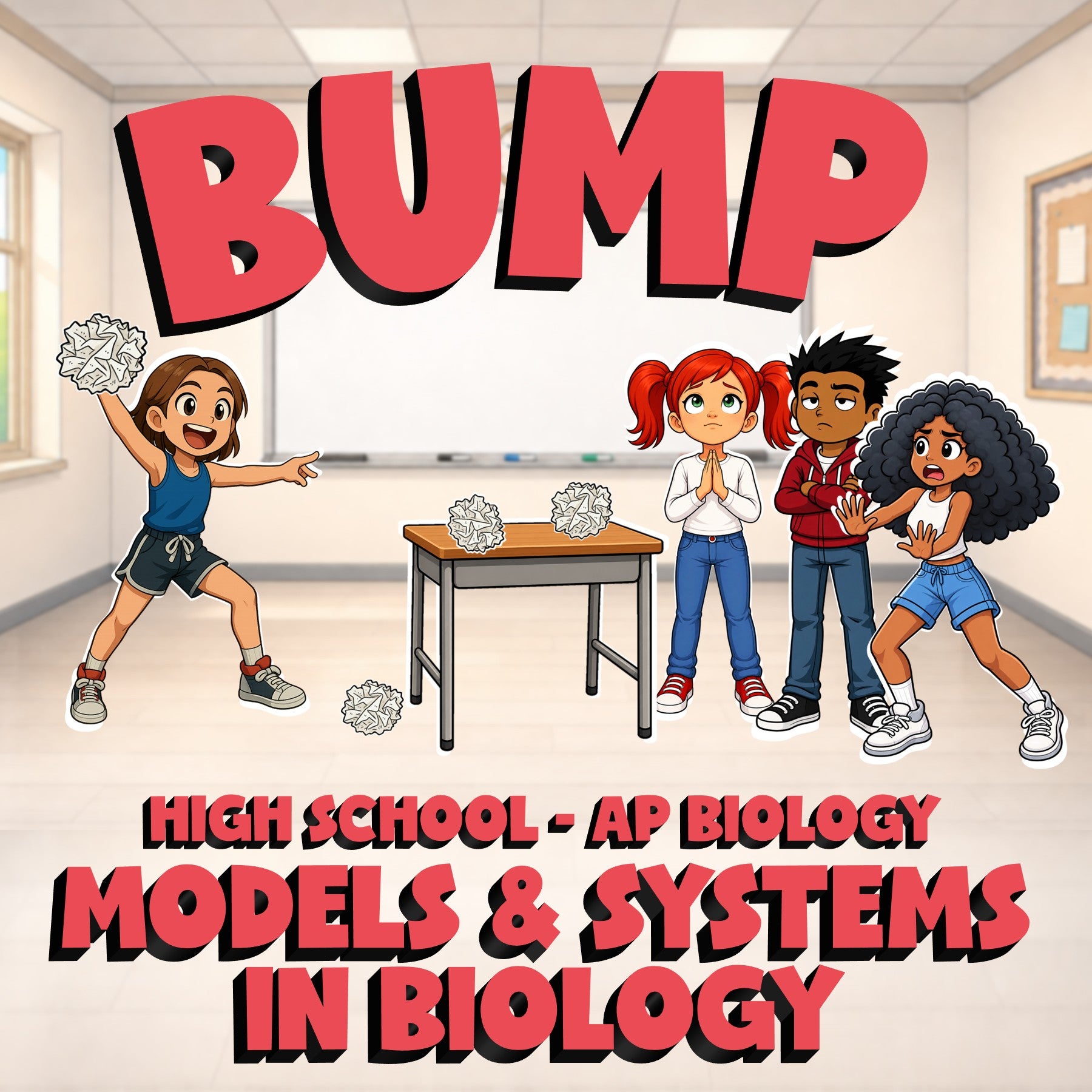 Models & Systems in Biology BUMP Science Game - No Prep AP Biology Review