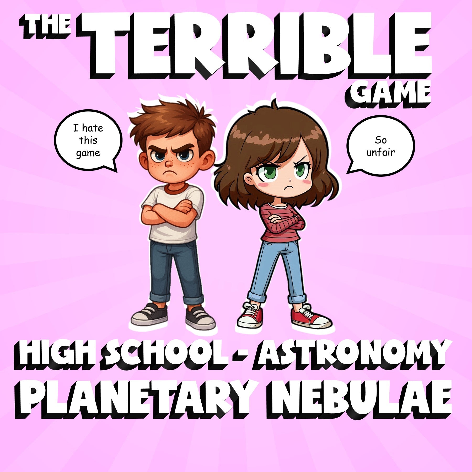 Planetary Nebulae THE TERRIBLE GAME - No Prep Astronomy Science Review Activity