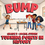 Turning Points in History BUMP Socials Game - No Prep Grade 5 Review Activity